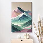 Tableaux Peinture de montagnes avec différentes couleurs