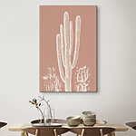 Tableaux Cactus avec lignes blanches