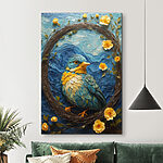 Tableaux Oiseau dans une couronne