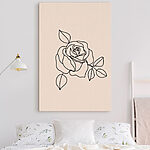 Tableaux Dessin d'une rose