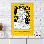 Tableaux Affiche avec un visage d’homme