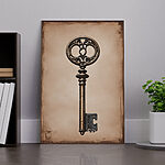 Tableaux Clé antique des secrets mystiques