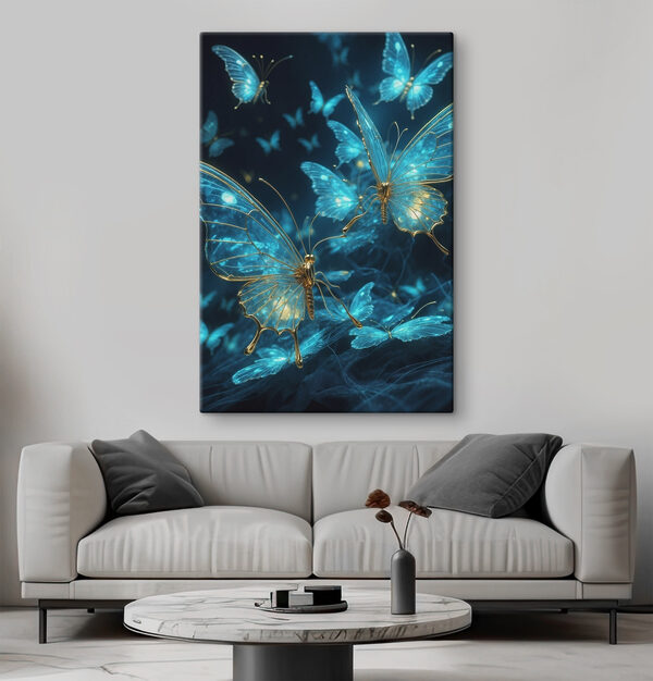 Groupe de papillons en vol Tableaux Groupe de papillons en vol