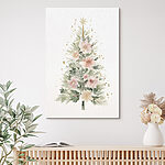 Tableaux Aquarelle d'un arbre de Noël