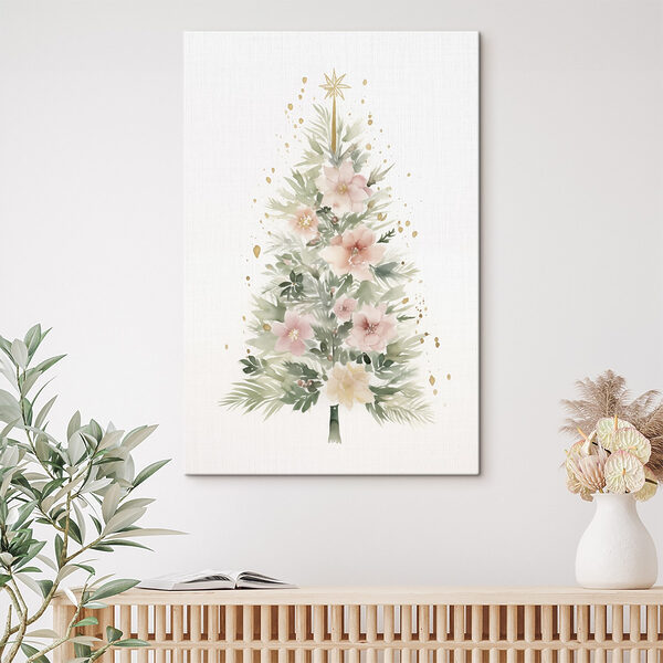 Aquarelle d'un arbre de Noël Tableaux Aquarelle d'un arbre de Noël