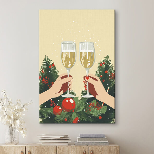 Paire de mains tenant des verres à vin Tableaux Paire de mains tenant des verres à vin