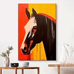 Tableaux Peinture d'un cheval
