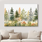 Tableaux Aquarelle d'arbres et de plantes