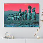 Tableaux Groupe de statues en rangée