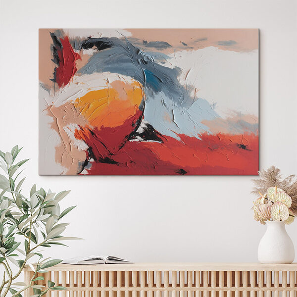 Des teintes vibrantes dans l'expression abstraite Tableaux Des teintes vibrantes dans l'expression abstraite