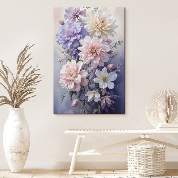 Groupe de fleurs dans un vase Tableaux Groupe de fleurs dans un vase
