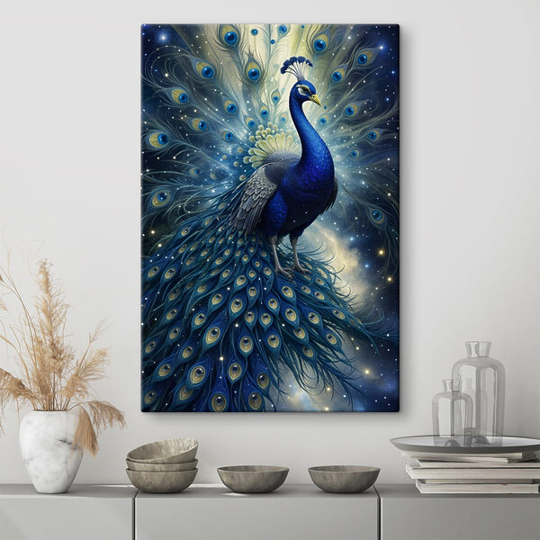 Des plumes majestueuses dans une harmonie cosmique Tableaux Des plumes majestueuses dans une harmonie cosmique