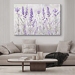 Tableaux Groupe de fleurs violettes