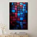 Tableaux Mosaïque colorée de carrés