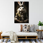 Tableaux Lapin dans un vêtement