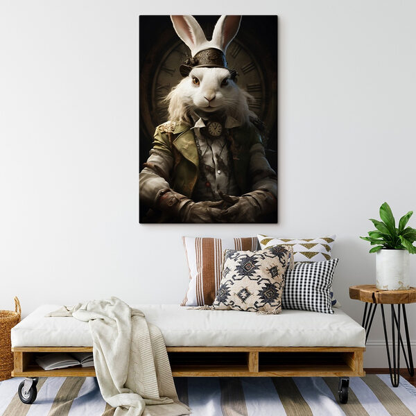 Lapin dans un vêtement Tableaux Lapin dans un vêtement