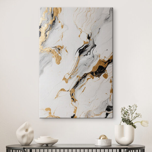 Tourbillons abstraits dans des tons monochromes Tableaux Tourbillons abstraits dans des tons monochromes