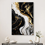 Tableaux Tourbillons abstraits aux couleurs vives
