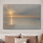 Tableaux Coucher de soleil sur une plage