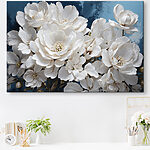 Tableaux Groupe de fleurs blanches