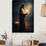 Tableaux Homme tenant une bougie