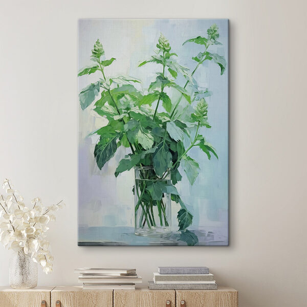 Plante dans un vase en verre Tableaux Plante dans un vase en verre