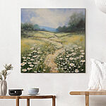 Tableaux Peinture d'un chemin dans un champ de fleurs