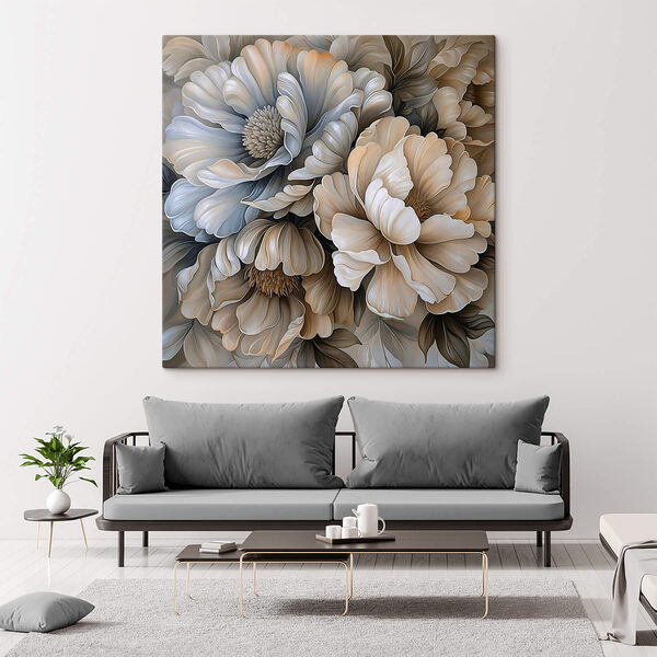Fleurs délicates dans des teintes douces Tableaux Fleurs délicates dans des teintes douces