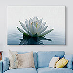Tableaux Fleur blanche dans l'eau