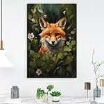 Tableaux Renard dans un buisson