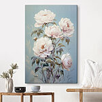 Tableaux Peinture de fleurs blanches