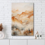 Tableaux Peinture de montagnes et d'arbres