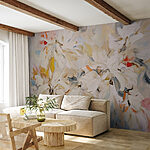 Papier peint Peinture de fleurs