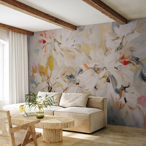 Peinture de fleurs Papier peint Peinture de fleurs
