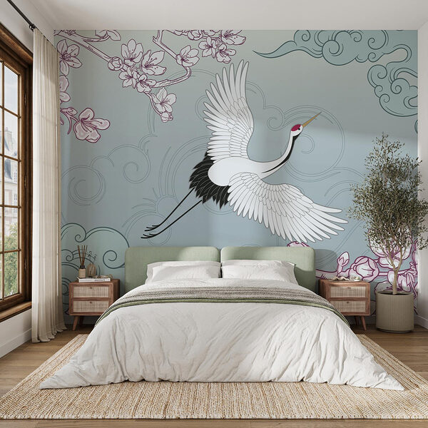 Oiseau volant dans les airs Papier peint Oiseau volant dans les airs