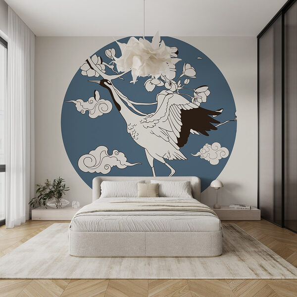 Oiseau sur une branche d'arbre Papier peint Oiseau sur une branche d'arbre