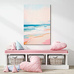 Tableaux Plage avec vagues et sable