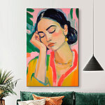 Tableaux Peinture d'une femme endormie