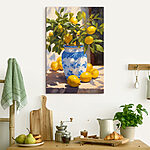 Tableaux Peinture de citrons dans un vase