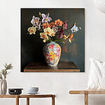 Tableaux Vase avec fleurs colorées