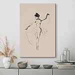 Tableaux Dessin d'une femme qui danse
