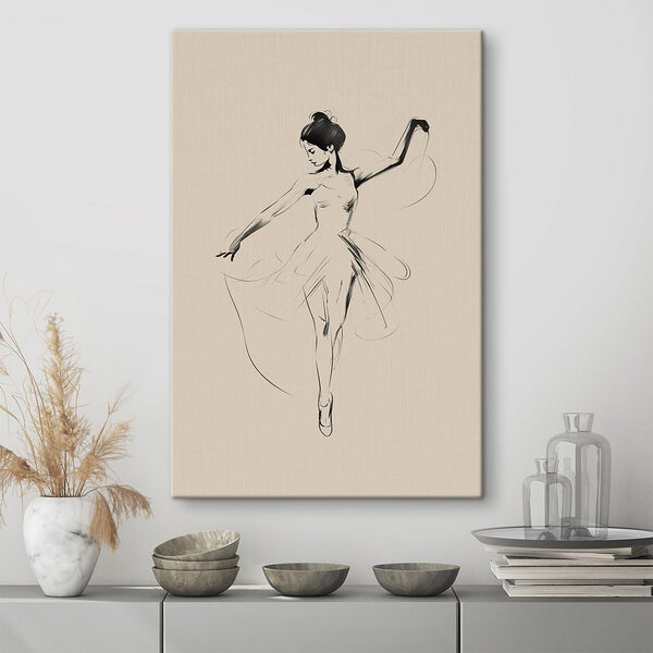 Dessin d'une femme qui danse Tableaux Dessin d'une femme qui danse