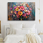 Tableaux Peinture de fleurs dans un vase