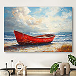 Tableaux Peinture d'un bateau sur une plage