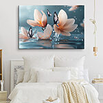 Tableaux Papillons sur les fleurs et l'eau