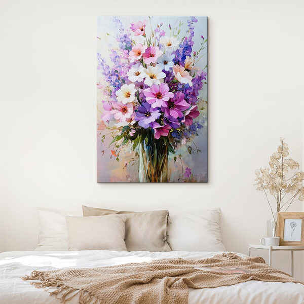 Peinture de fleurs dans un vase Tableaux Peinture de fleurs dans un vase