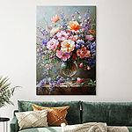Tableaux Peinture de fleurs dans un vase