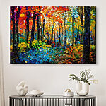 Tableaux Mosaïque d'arbres et d'herbe