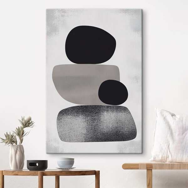 Formes rocheuses noires et grises Tableaux Formes rocheuses noires et grises