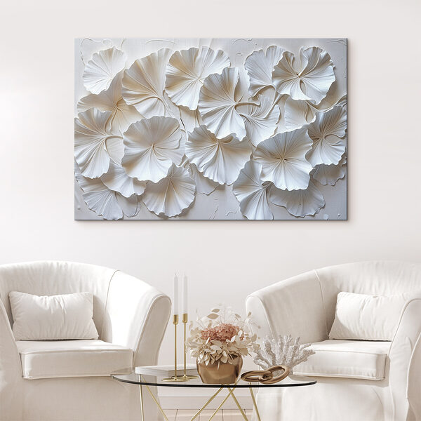 Groupe de feuilles blanches Tableaux Groupe de feuilles blanches